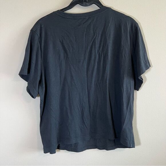 ✨ Athleta Equal Play Black Cotton T-Shirt Medium - Picture 6 of 8